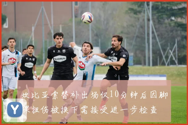坎比亚索替补出场仅10分钟后因脚踝扭伤被换下需接受进一步检查